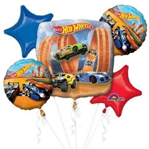 Anagram International Foil Balloon Bouquet – Pack Of 5 Uninflated Balloons For Parties & Decor