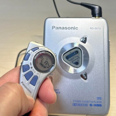【極美DE可動品】Panasonic カセットプレーヤー RQ-SX73 Panasonic RQ-SX73 S-XBS stereo cassette player Silver