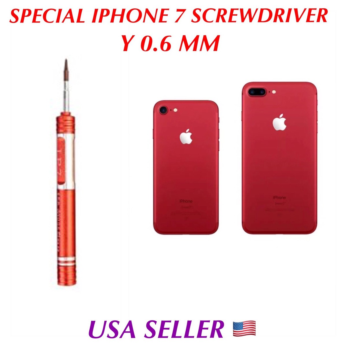 Y 0.6mm Tri-point Metal Screwdriver For iPhone 7 4.7 & 7 Plus 5.5