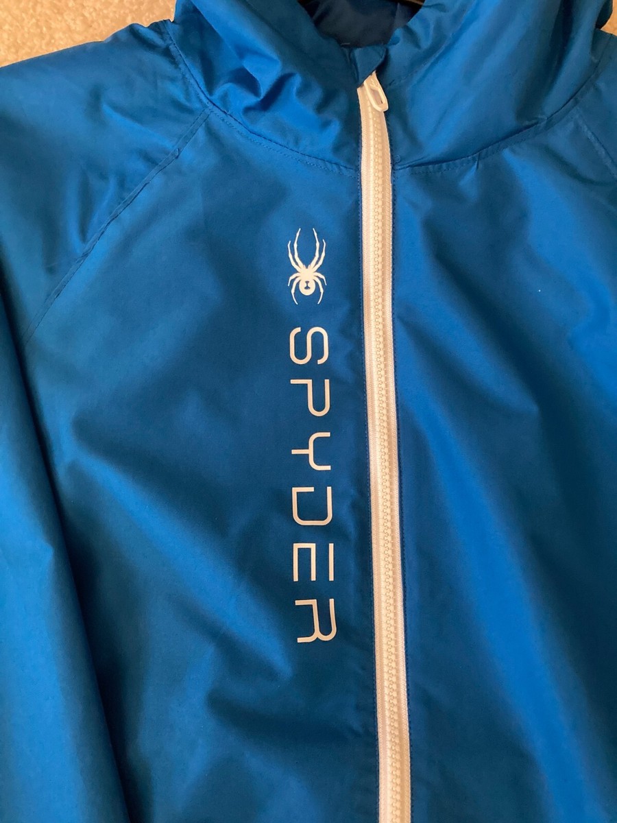 Spyder Men's Old Glory Full Zip Hooded Long Sleeve Jacket Spyder Men's Old Glory Full Zip Hooded Long Sleeve Jacket