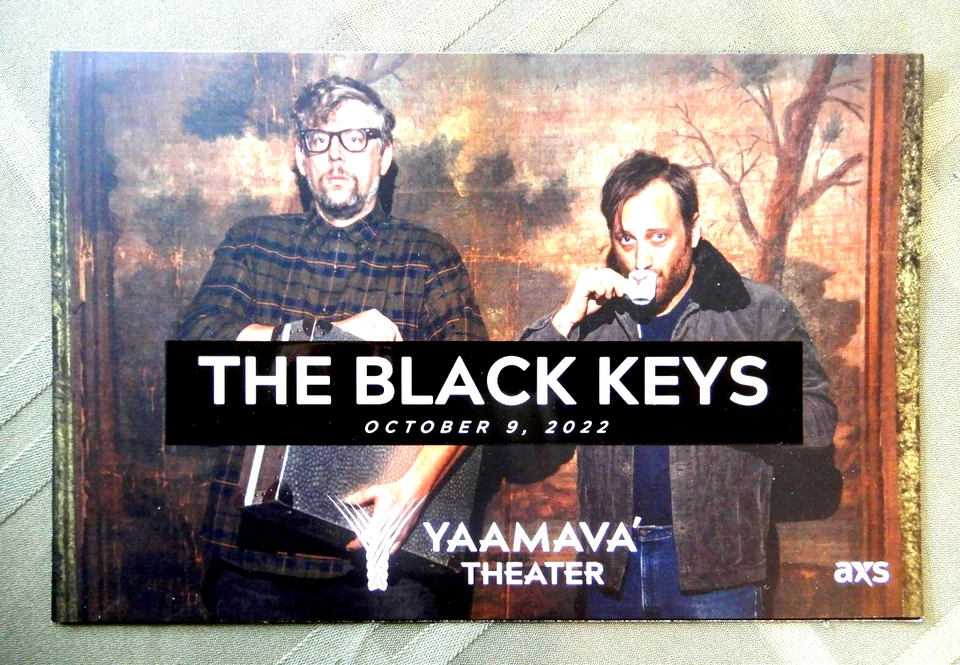 THE BLACK KEYS CONCERT TICKET Advertisement 10/9/22 YAAMAVA RESORT CASINO Rare - Image 2 of 4