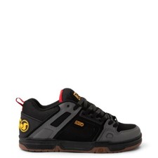 Mens DVS Comanche Skate Shoe Black Charcoal Gold