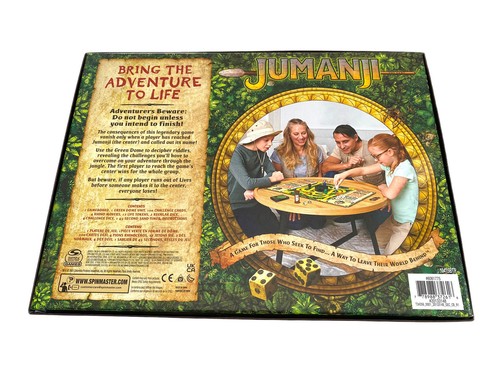 Jumanji The Game The Classic Adventure Board Game Original Spin Master Game Mint - Picture 2 of 6