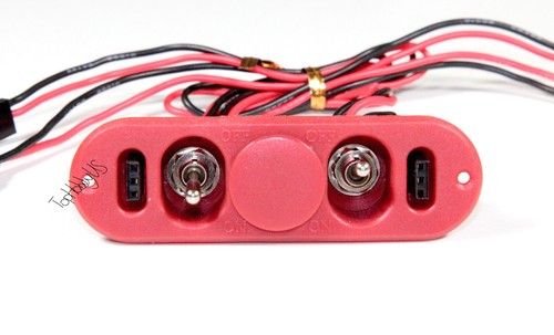 Heavy Duty RX Dual On/Off Switch W/ 4-Cable Lock RC Servo, Engine US ...