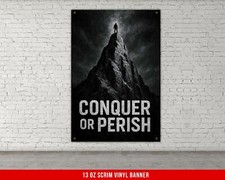 Fitness Motivation Banner - Custom Gym Wall Decor with Inspirational Quote