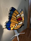 Vintage Stained Glass Butterfly Lamp Shade Tiffany Style Shade Only