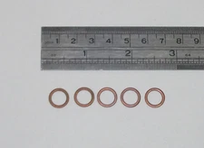 Bosch Washer Seal  Injector Copper 2916710603 MBZ Volvo JD, VW IH, 5ea.