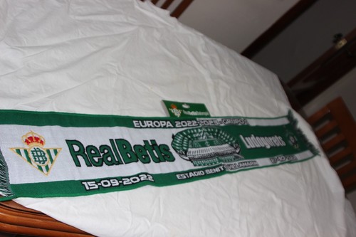 Écharpe Officielle UEFA Europa League Match Real Betis Balompie Vs Ludogorets - NEUVE