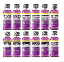 Listerine Total Care Fresh Mint Antiseptic Mouthwash Travel Size Pack of 12