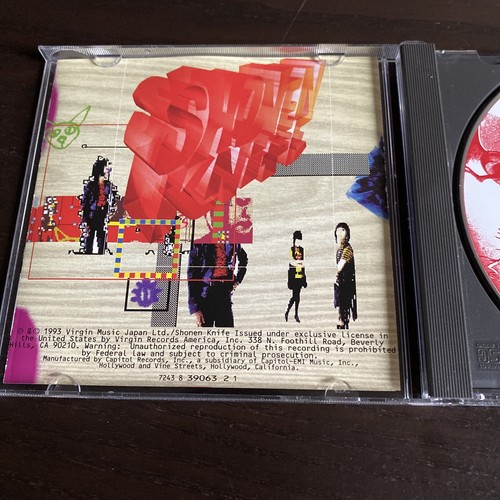 Shonen Knife - Rock Animals CD - 1993 Virgin Music Japan - Picture 3 of 4