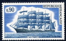 STAMP / TIMBRE FRANCE NEUF LUXE N° 1762 ** 5 MATS FRANCE II / BATEAU