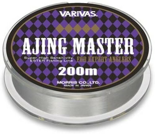 Varivas Ester Line Ajing Master Red Eye – 150 M, 0,25 Mm, 1,42 Lb, Rouge