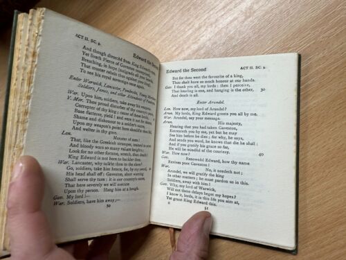 1931 EDWARD THE SECOND CHRISTOPHER MARLOWE DRAMA PLAY FICTION HARDBACK BOOK (P2) - Imagen 10 de 15