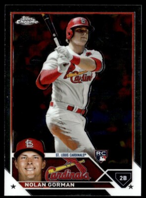 2023 Topps Chrome Nolan Gorman Rookie Cardinals #192
