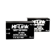 5X NEW HLK-PM01 AC-DC 220V to 5V Step-Down Power Supply Module Household Switch 