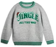 Holiday Time Youth Christmas Sweater, Jingle All The Way, Size Large 10-12 NWT