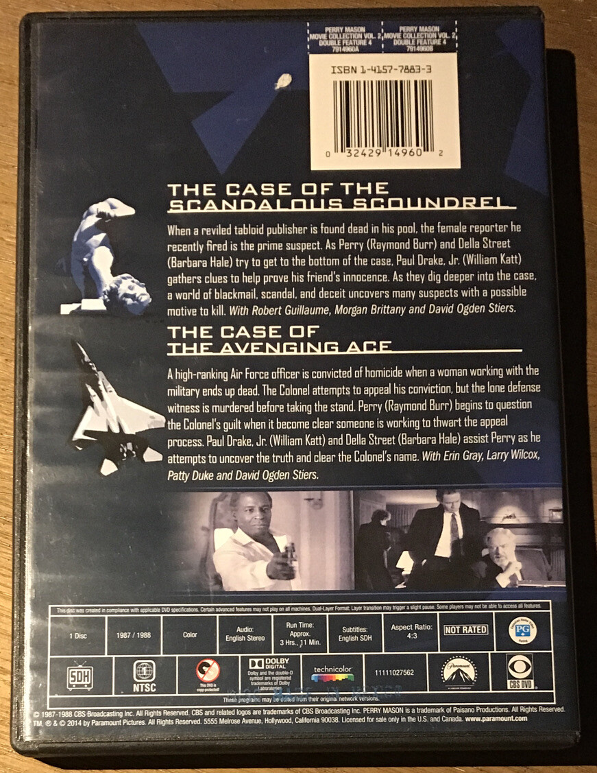 Perry Mason Double Feature 04: The Case of the Scandalous