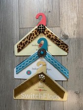 NEW LOT OF 3 Switch Flops Lindsay Phillips Straps 7 8 Interchangeable Flip NWT