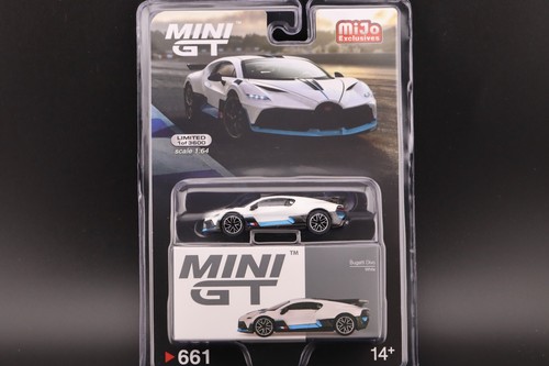 MINI GT 1/64 Bugatti Divo – Modelo A Escala En Metal, Coleccionable, Color Blu Bugatti (MGT00601-L)