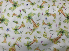 P B - LITTLE DARLINGS - SAFARI LDSA4553MU - TOSSED PALM TREE- BY THE YARD