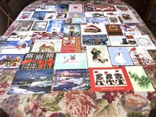 Christmas greeting cards modern lot of 42 used