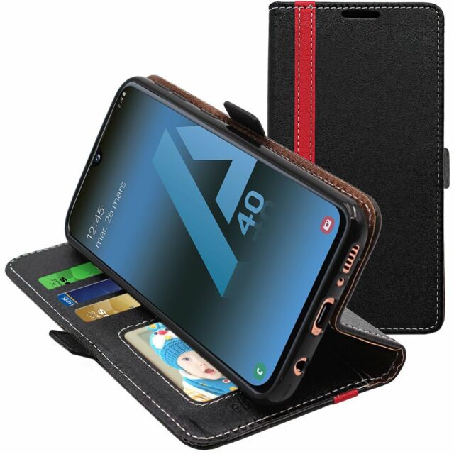 Case for Samsung A40 Galaxy A405F Wallet PU Leather Card Holder Cover-