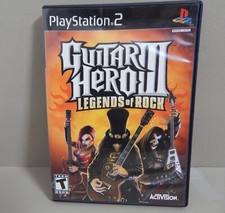 PS2 Guitar Hero 3 III Legends of Rock Game (Sony PlayStation 2) CIB Clean Tested