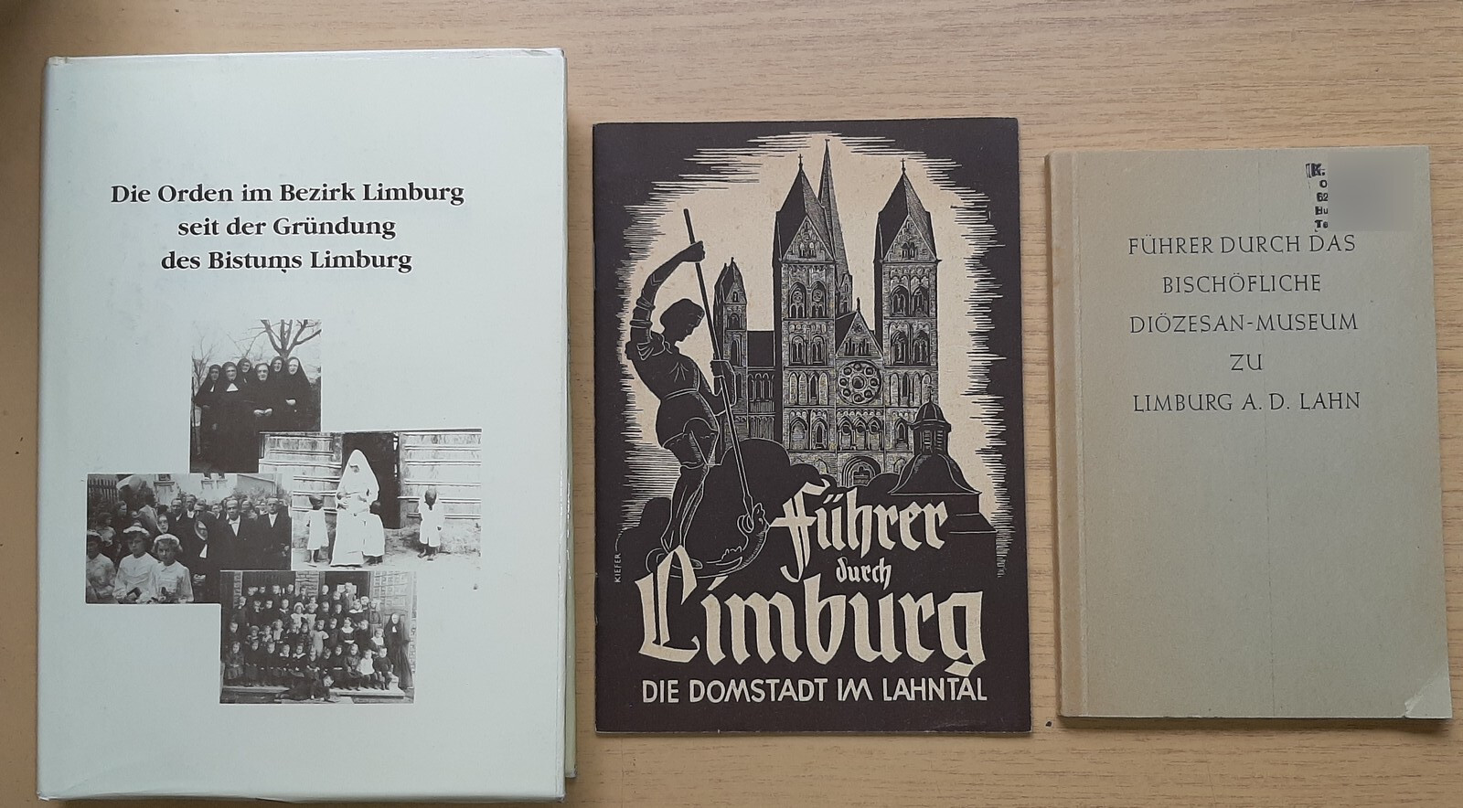 3x Limburg/Lahn Hessen: Orden im Bistum + Führer + Diözesan-Museum ca. 1955-1992