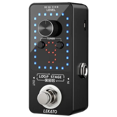 Looper Effektpedal Gitarre Bässe 40mins Loop Effekt Pedal Effektgeräte Aufnahme