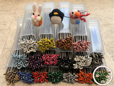 Heidifeathers  Filznadeln Sets 1 - 100, dreieckig, Stern, gedreht, umgekehrt..