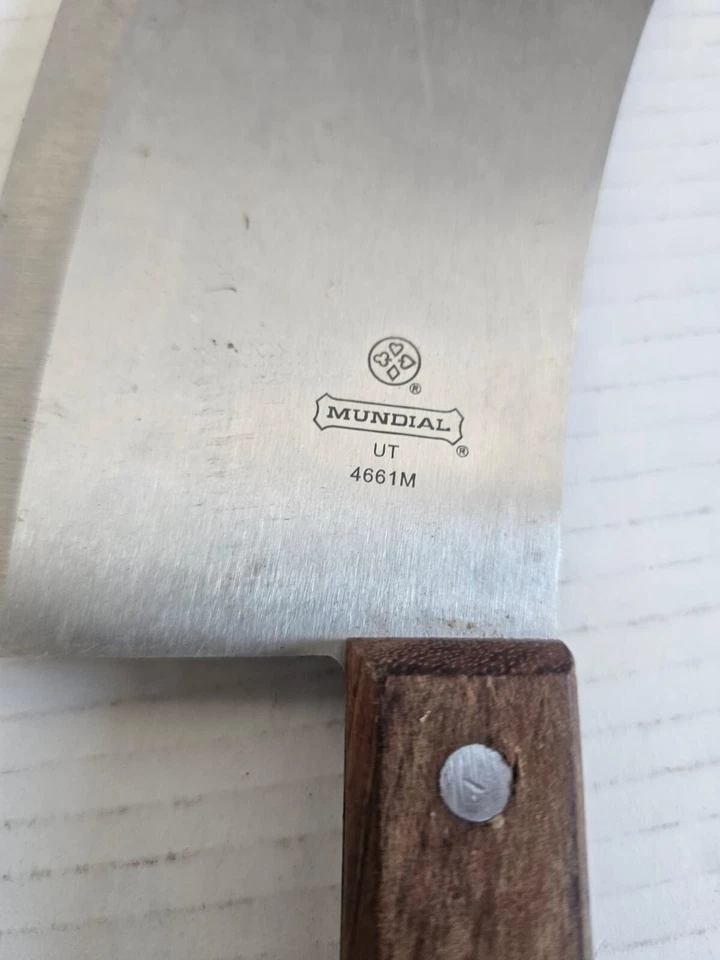 Cuchilla de cocina multiusos Mundial 4661M acero hoja versátil mango de madera Foto 3 de 4