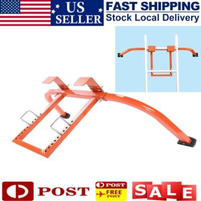 Ladder Stabilizer Standoff Extra Safety Clean Window Roof Gutters Paint Orange