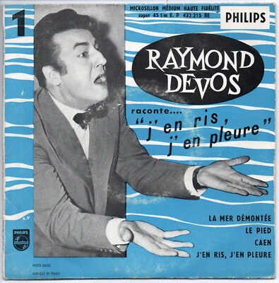 45 t EP 1959 - Raymond DEVOS - 1 - Das zerlegte Meer, Caen, Ich lache, ich weine