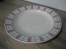 Grand Plat creux Ancien faience Villeroy & Boch modèle CAROLA 32 cm