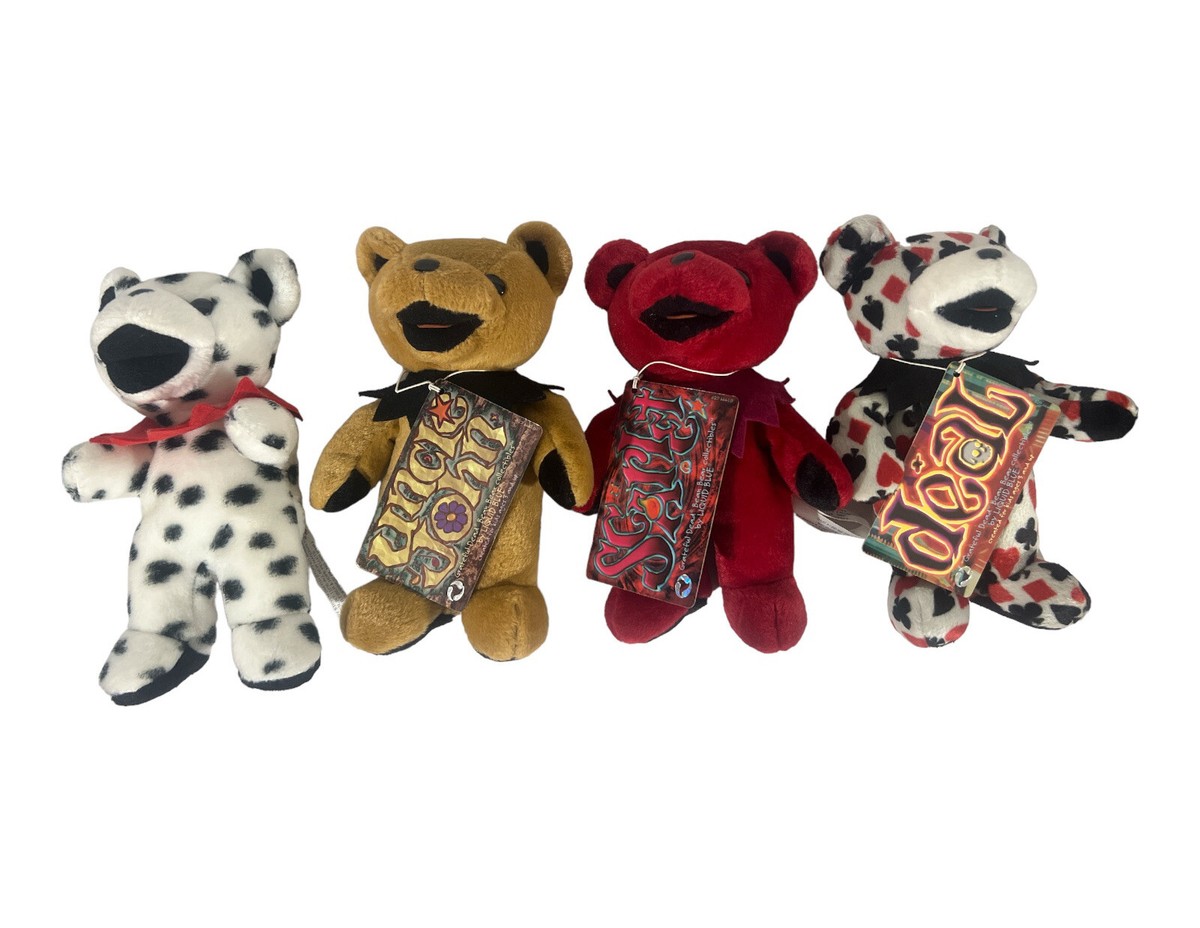 Lot 12 Grateful Dead Plush Bears w/Tags beanie BLACK PETER Lot 12 Grateful Dead Plush Bears w/Tags beanie BLACK PETER