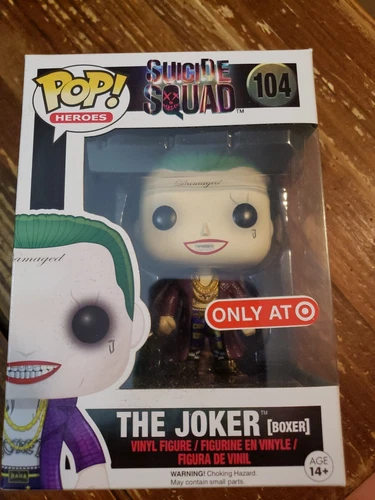 Funko Pop! Suicide Squad #104 The Joker [Boxer Target Exclusive New 