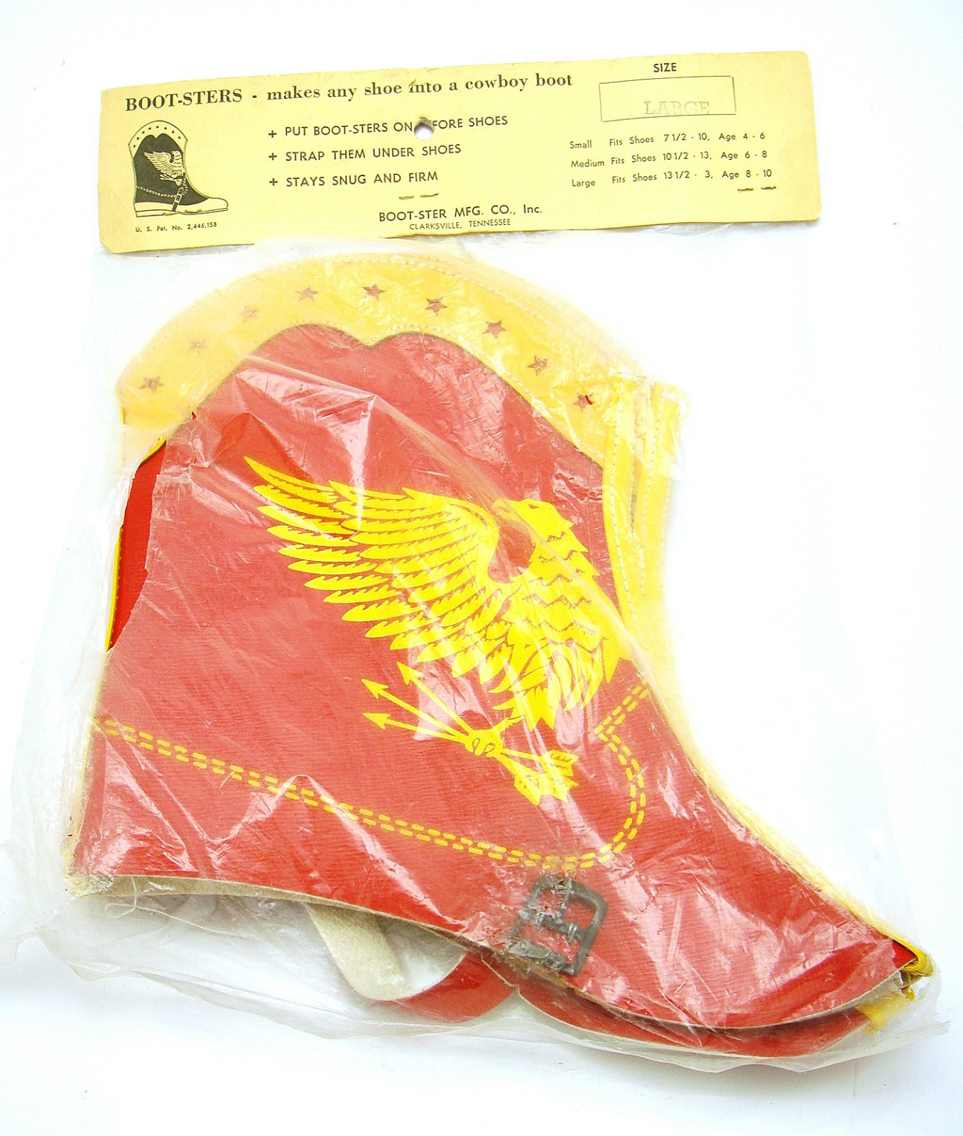 Vintage Boot Sters Cowboy Boot Shoe Chaps Covers Large Gem