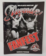 MID-ATLANTIC WRESTLING LEGENDS 2014 FANFEST Program 28 Autographs DUSTY Mulkeys