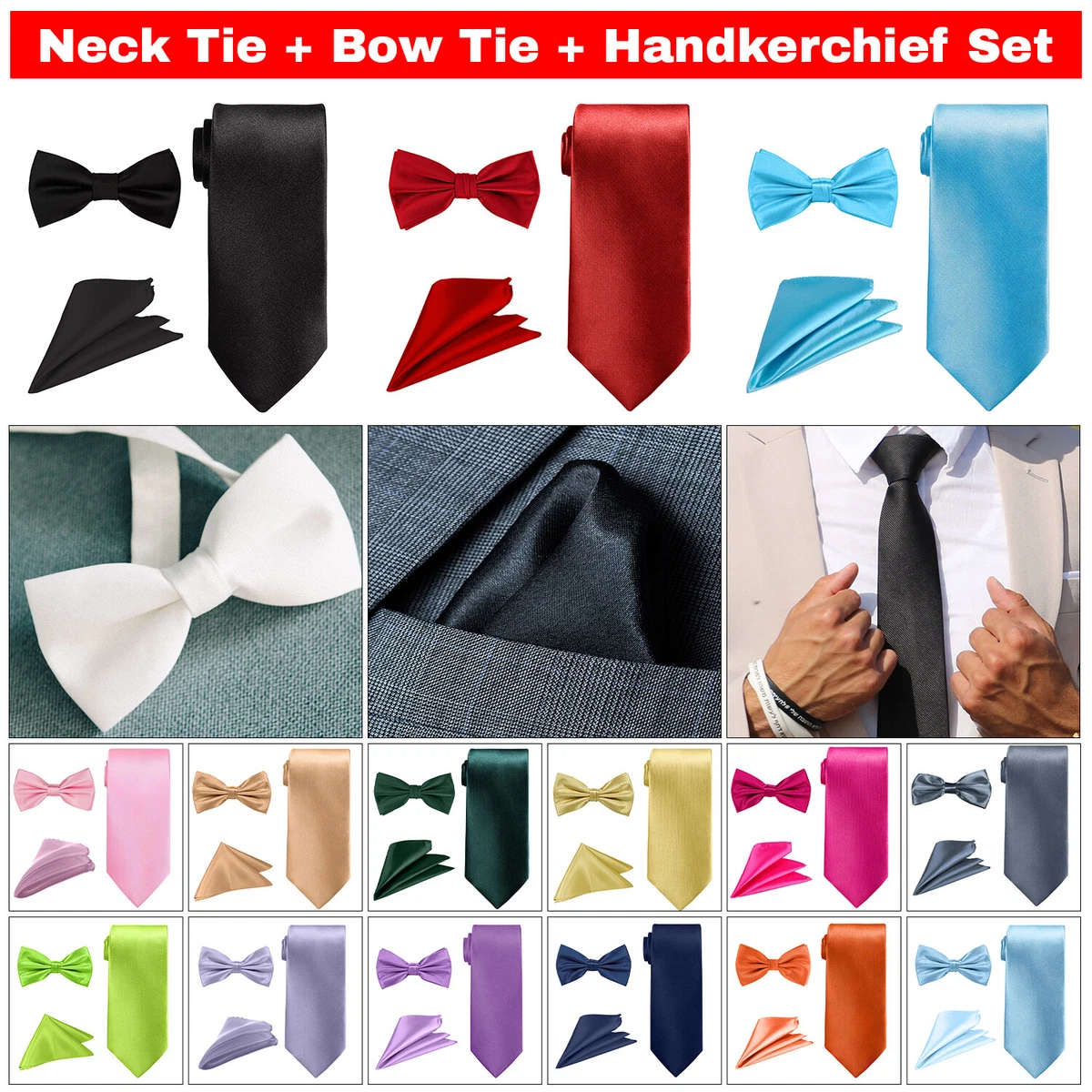 Men's Ties & Pocket Squares - Silk Ties & Pocket Scarves