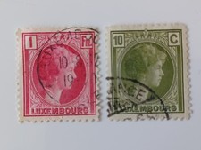 Znaczki Luksemburg 1927 Charlotte stemplowane