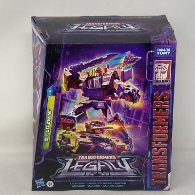 Transformers Generations Legacy Leader Class Blitzwing Action Figure New Sealed!