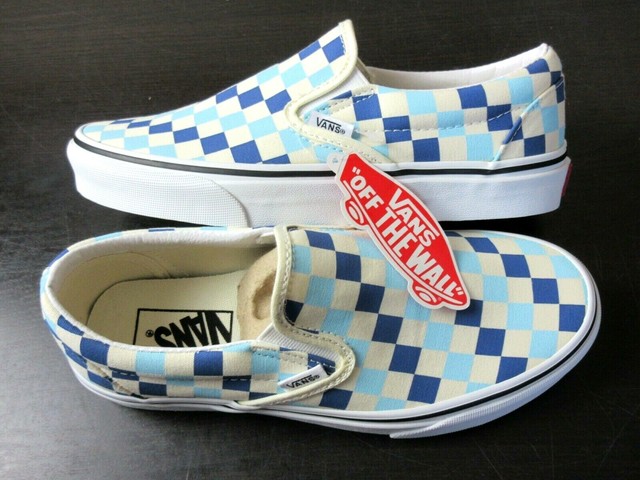 topaz and white checkered vans