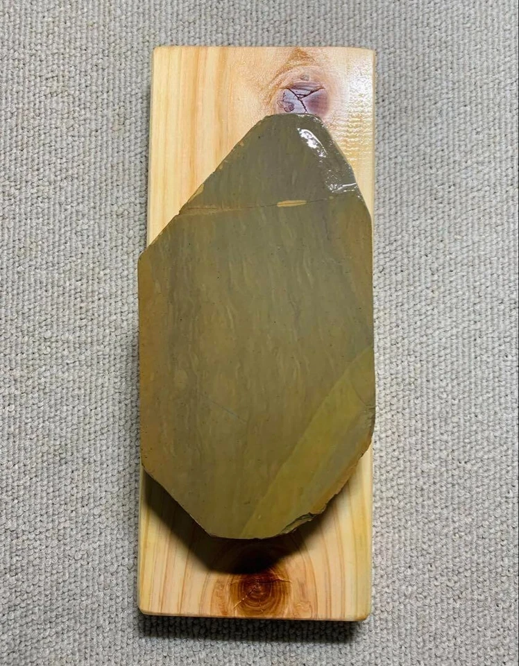 JNAT Okudo Asagi Shohonyama Kyoto japanischer natürlicher Schleifstein 756g mit Karton