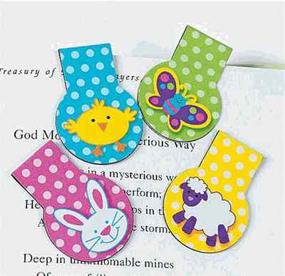 Set of 4 Easter Magnet Bookmark(Free Shipping with 6 Purchases)