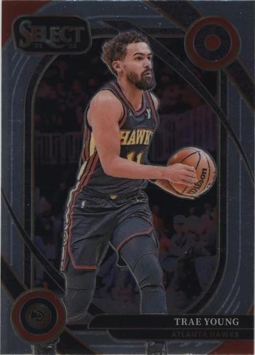 2024-25 Panini Select - Courtside Trae Young #223 White Sparkle