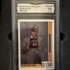 Stephen Curry Rookie Card NBA Draft Gem Mint 10 RC