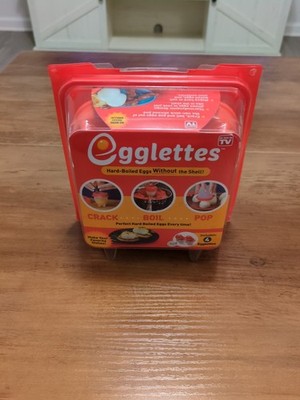 EGGLETTES 4 Pack Hard-Boiled Eggs Without the Shell ''As Seen On TV'' Cooking NIP