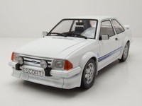 Ford Escort Rs Turbo 1985 Weiß Modellauto 1:18 Mcg