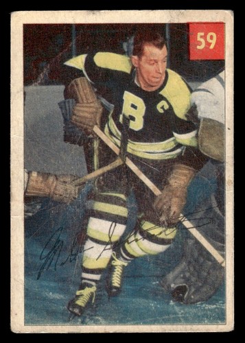 Milt Schmidt #59 1954 Parkhurst card