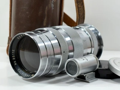 [Exc+5] Objectif Canon SERENAR 135mm f/4 L39 LTM Leica à monture vissée du JAPON - Photo 1/4